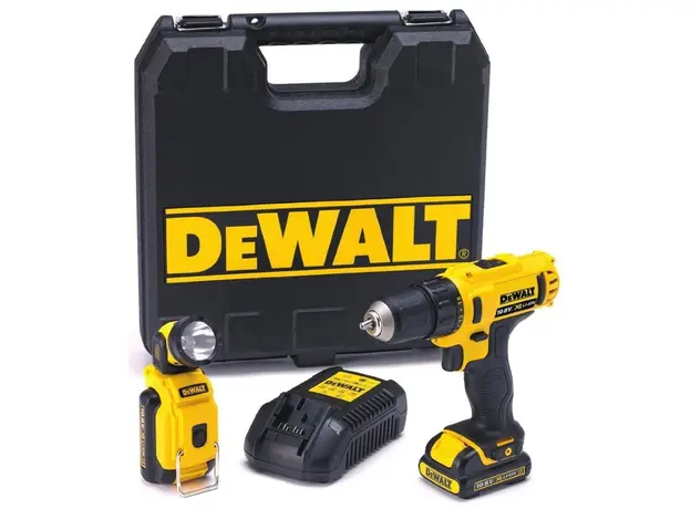 Дрель-шуруповерт аккумуляторный DeWalt DCD710D2 12 В, 2 аккумулятора по 2.0 Ah - изображение 13
