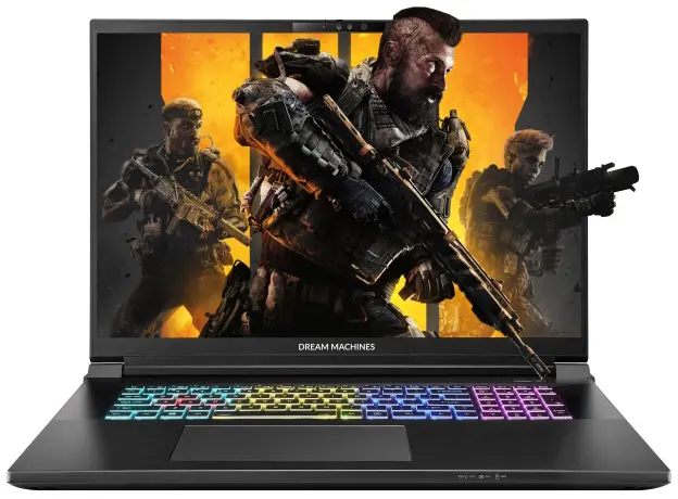 Ноутбук Dream Machines 18" RX5090-18 X580WNT-G [RX5090-18UA27] Black 