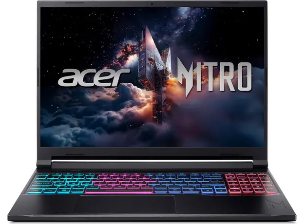 Ноутбук Acer 16" Nitro V 16S AI ANV16S-41 [ANV16S-41-R3SQ] (NH.U03EU.007) Obsidian Black 