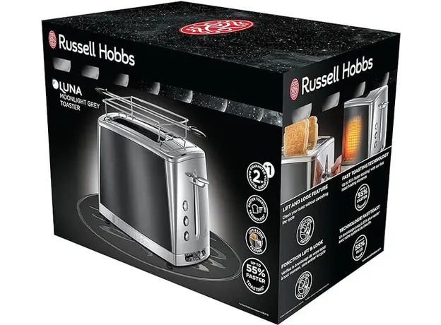 Тостер Russell Hobbs 23221-56 Luna Grey - изображение 6