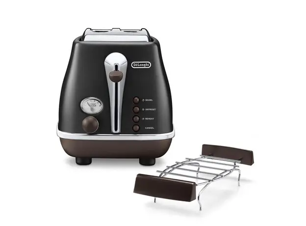 Тостер DeLonghi CTOV 2103 BK Icona Vintage - изображение 2