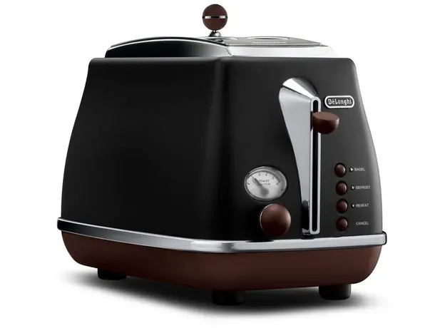 Тостер DeLonghi CTOV 2103 BK Icona Vintage - изображение 3