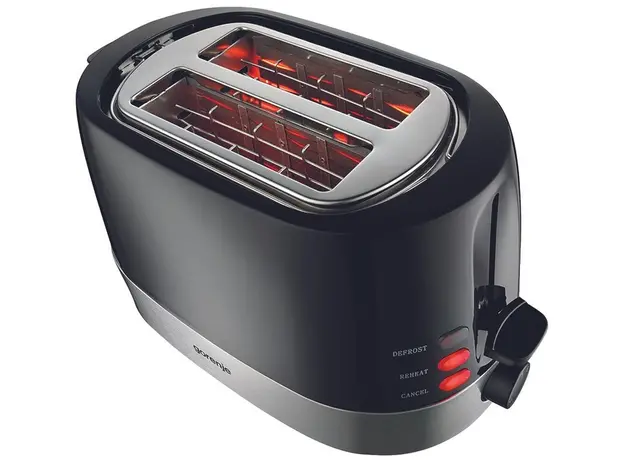 Тостер Gorenje T850BK Black - подогрев булочек - изображение 2