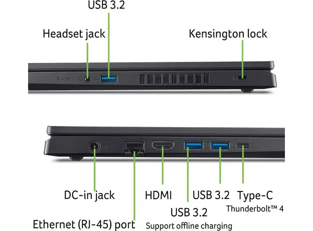 Ноутбук Acer Nitro V 15 ANV15-52 [ANV15-52-74JZ] (NH.QZ8EU.00C) Black - изображение 7