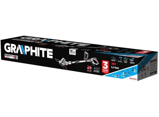 Триммер аккумуляторный Graphite Energy+ 18V (без АКБ и ЗУ) (58G030) - изображение 10