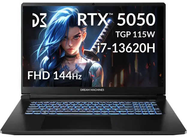 Ноутбук Dream Machines RG5050-17 V270RNM [RG5050-17UA27] Black 