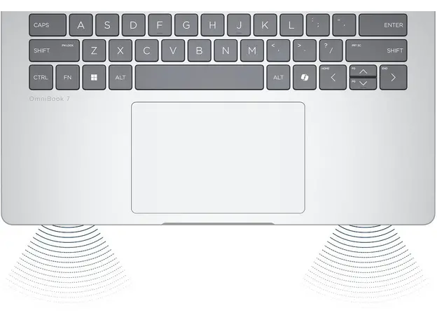 Ноутбук HP OmniBook 7 Laptop 14-fs0001ua (C3VS6EA) Glacier Silver - изображение 6