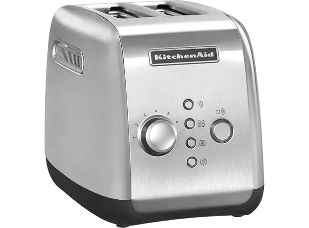 Тостер KitchenAid 5KMT221ESX, Страна регистрации бренда: США, Страна производитель: Китай, Доминирующий цвет: Нержавеющая сталь 