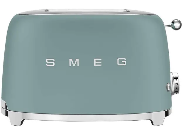 Тостер Smeg TSF01EGMEU, Страна регистрации бренда: Италия, Страна производитель: Китай, Доминирующий цвет: Зеленый 