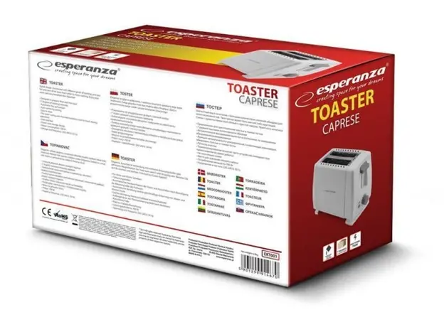 Тостер ESPERANZA Caprese EKT001 - изображение 3