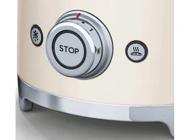 Тостер SMEG TSF01CREU, Страна регистрации бренда: Италия, Страна производитель: Китай, Доминирующий цвет: Кремовый - изображение 2