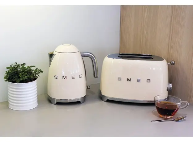 Тостер SMEG TSF01CREU, Страна регистрации бренда: Италия, Страна производитель: Китай, Доминирующий цвет: Кремовый - изображение 7