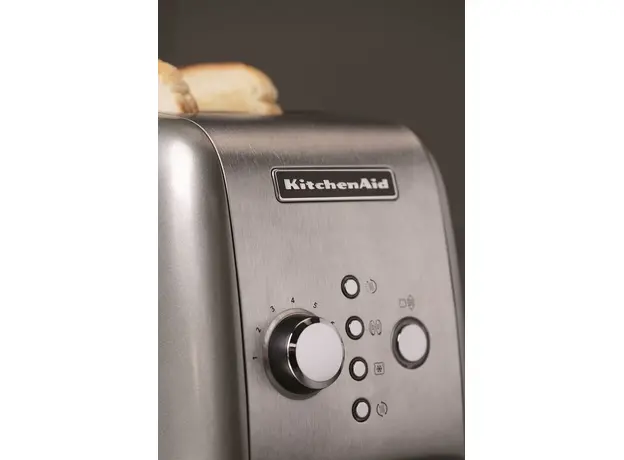 Тостер KitchenAid 5KMT221ESX, Страна регистрации бренда: США, Страна производитель: Китай, Доминирующий цвет: Нержавеющая сталь - изображение 6