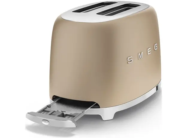 Тостер Smeg TSF01CHMEU, Страна регистрации бренда: Италия, Страна производитель: Китай, Доминирующий цвет: Золотистый - изображение 8