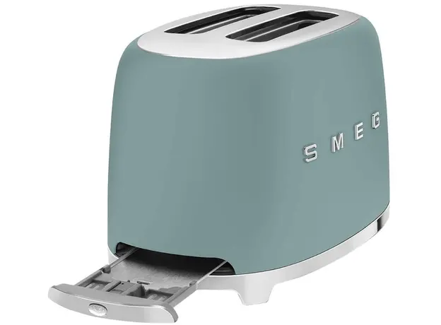 Тостер Smeg TSF01EGMEU, Страна регистрации бренда: Италия, Страна производитель: Китай, Доминирующий цвет: Зеленый - изображение 7