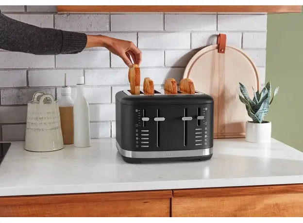 Тостер KitchenAid 5KMT4109EBM, Страна регистрации бренда: США, Страна производитель: Китай, Доминирующий цвет: Черный матовый - изображение 8