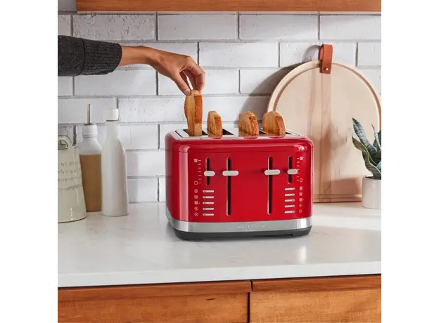 Тостер KitchenAid 5KMT4109EER, Страна регистрации бренда: США, Страна производитель: Китай, Доминирующий цвет: Красный - изображение 6