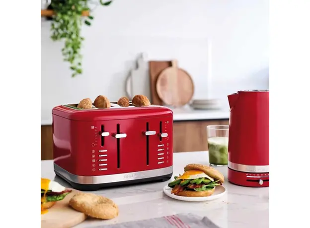 Тостер KitchenAid 5KMT4109EER, Страна регистрации бренда: США, Страна производитель: Китай, Доминирующий цвет: Красный - изображение 7