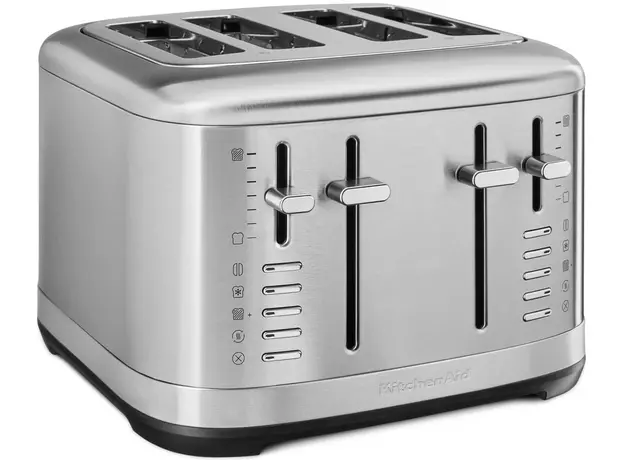 Тостер KitchenAid 5KMT4109ESX, Страна регистрации бренда: США, Страна производитель: Китай, Доминирующий цвет: Нержавеющая сталь - изображение 3