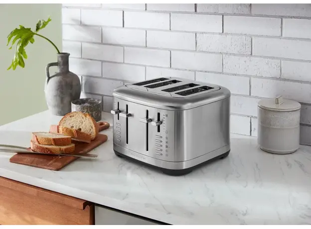 Тостер KitchenAid 5KMT4109ESX, Страна регистрации бренда: США, Страна производитель: Китай, Доминирующий цвет: Нержавеющая сталь - изображение 6