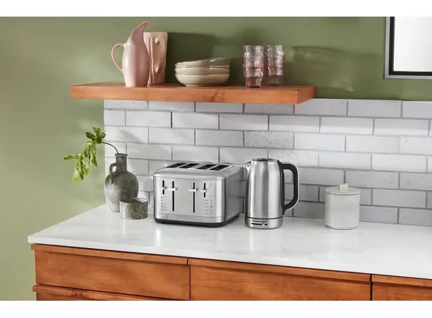 Тостер KitchenAid 5KMT4109ESX, Страна регистрации бренда: США, Страна производитель: Китай, Доминирующий цвет: Нержавеющая сталь - изображение 7