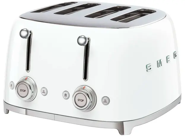 Тостер Smeg 50' Style White TSF03WHEU (8017709263409), Страна регистрации бренда: Италия, Страна производитель: Китай, Доминирующий цвет: Белый 