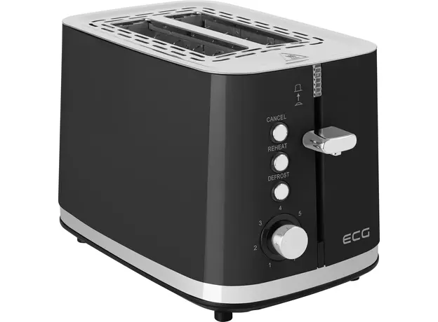 Тостер ECG ST 2766 Vintage Nero 