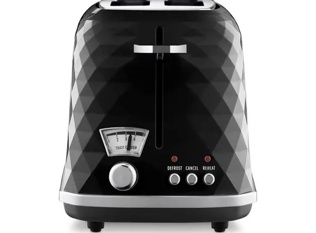 Тостер DELONGHI Icona Vintage CTOV2103.BK - изображение 2