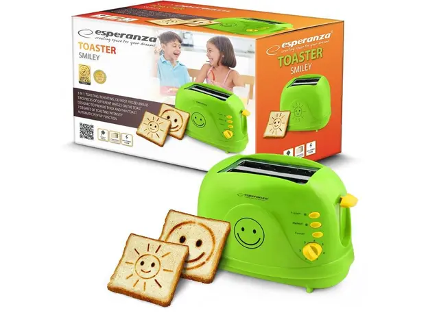 Тостер Esperanza Smiley EKT003B - изображение 4