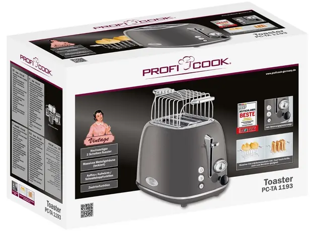 Тостер Profi Cook PC-TА 1193 Anthracite - изображение 6
