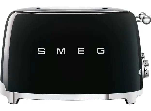 Тостер Smeg 50' Style Black TSF03BLEU (8017709263362), Страна регистрации бренда: Италия, Страна производитель: Китай, Доминирующий цвет: Черный - изображение 6