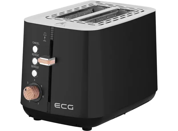 Тостер ECG Timber ST2768 Black - изображение 2