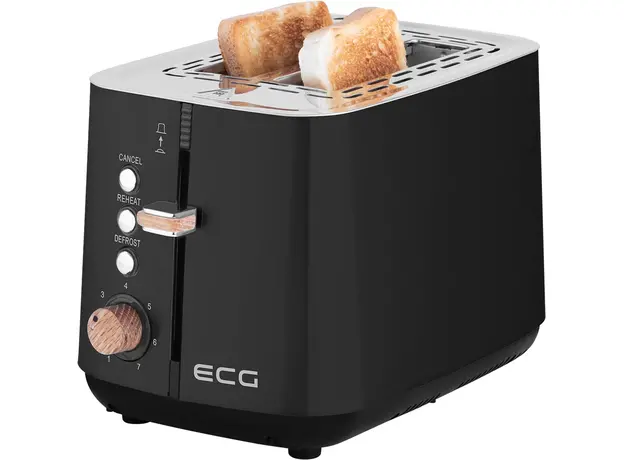 Тостер ECG Timber ST2768 Black - изображение 4