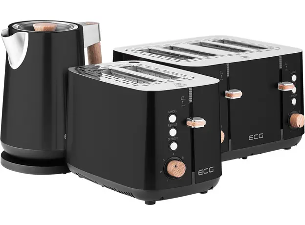 Тостер ECG Timber ST2768 Black - изображение 11