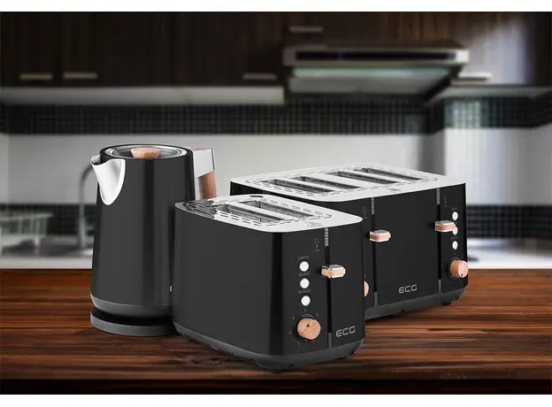 Тостер ECG Timber ST2768 Black - изображение 13