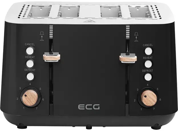Тостер ECG Timber ST4768 Black - изображение 5