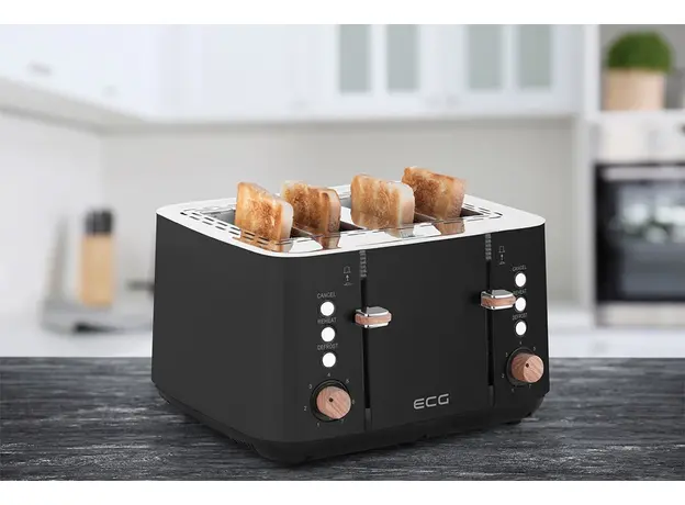 Тостер ECG Timber ST4768 Black - изображение 12