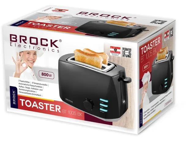 Тостер BROCK BT 1005 BK - изображение 3