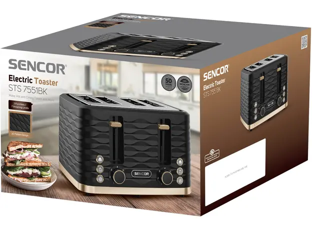 Тостер SENCOR STS7551BK - изображение 4