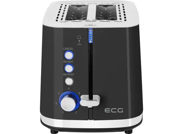 Тостер ECG ST 2766 Vintage Nero - изображение 2