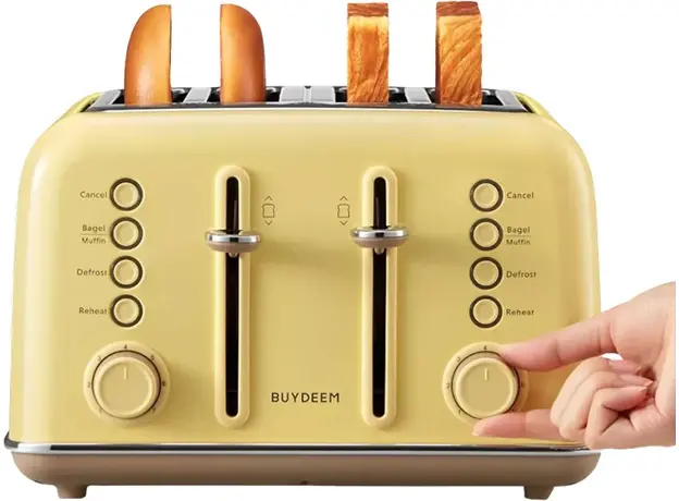 Тостер BUYDEEM DT640E Mellow Yellow (DT640E-MY/EU) - изображение 4