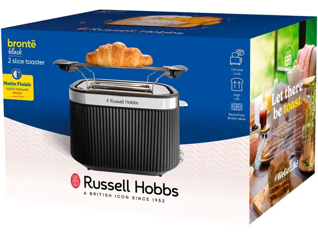 Тостер Russell Hobbs 26760-56 Brontë 2S Black - изображение 7