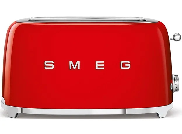 Тостер Smeg 50' Style Red TSF02RDEU (8017709190750), Страна регистрации бренда: Италия, Страна производитель: Китай, Доминирующий цвет: Красный 