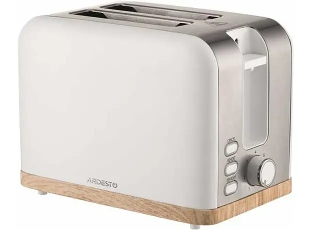Тостер Ardesto T-F420WWD, Страна регистрации бренда: Швейцария, Страна производитель: Китай, Доминирующий цвет: Белый 