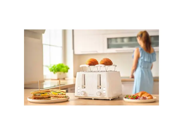 Тостер Sencor STS7540WH, Страна регистрации бренда: Чехия, Страна производитель: Китай, Доминирующий цвет: Белый - изображение 9