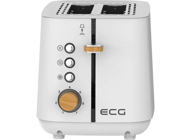 Тостер ECG ST 2768 Timber White - изображение 8