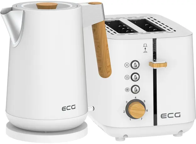 Тостер ECG ST 2768 Timber White - изображение 3