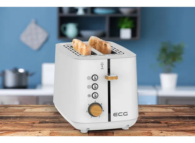 Тостер ECG ST 2768 Timber White - изображение 12