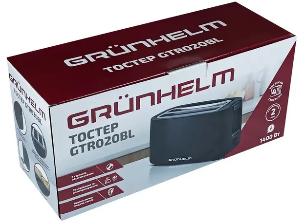 Тостер Grunhelm GTR020BL (BP142686) - изображение 6