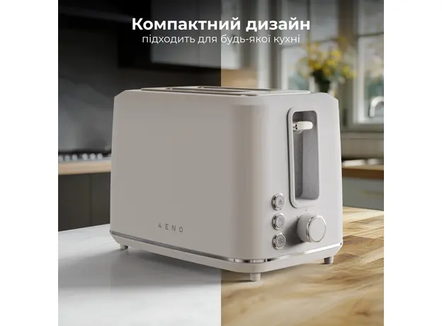 Тостер AENO TS1W, Страна регистрации бренда: Китай, Страна производитель: Китай, Доминирующий цвет: Белый - изображение 20